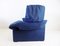 Fauteuil Portovenere Bleu par Vico Magistretti pour Cassina 9