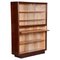 Mid-Century Modern Bookcase in Mahogany and Ash, Czechia, 1940s 1