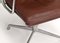 Früher EA208 Softpad Chair aus Aluminium in Dunkelbraunem Leder von Eames für Herman Miller, 1970er 13