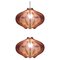 Mid-Century Pendant Lamps in the Style of Paul Secon, 1960s, Set of 2 1