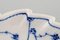Antike blaue geriffelte Schalen mit Griffen von Royal Copenhagen, 4er Set 4