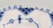 Antike Teller mit blauen geriffelten Spitzen von Royal Copenhagen, 19. Jh., 4er Set 6