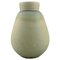 Vase aus glasierter Keramik von Saxbo, Mitte des 20. Jh 1