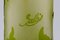 Grand Vase en Verre Givré et Vert avec Motifs de Feuillage par Emile Gallé 8