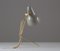 Scandinavian Mid-Century Table Lamp in Brass and Metal from Falkenbergs 3
