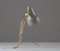 Scandinavian Mid-Century Table Lamp in Brass and Metal from Falkenbergs, Image 3