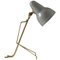Scandinavian Mid-Century Table Lamp in Brass and Metal from Falkenbergs 1