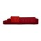 Polder Red Four-Seater Couch from Vitra, Image 9