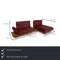 Marylin Red Leather Sofa from Koinor 2