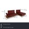 Marylin Red Leather Sofa from Koinor, Image 2