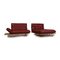 Marylin Red Leather Sofa from Koinor 4