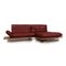 Marylin Red Leather Sofa from Koinor 1