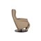 Cream Leather Armchair by Rolf Benz 7