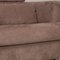Brown Corner Sofa and Stool by Rolf Benz, Set of 2, Image 4