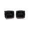 LC 2 Leather Armchair Set from Cassina Le Corbusier, Set of 2 1