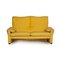 Maralunga Sofa Set in Gelb von Cassina, 2er Set 3