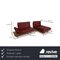 Marylin Red Leather Sofa Set from Koinor, Set of 2 2