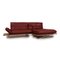 Marylin Red Leather Sofa Set from Koinor, Set of 2 13