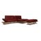 Marylin Red Leather Sofa Set from Koinor, Set of 2 1