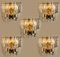 Palazzo Wall Lights in Gilt Brass and Glass from J. T. Kalmar, Set of 2, Image 7