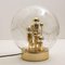 Large Hand Blown Bubble Glass Table Lamp from Doria, 1970s 11