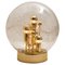 Large Hand Blown Bubble Glass Table Lamp from Doria, 1970s, Image 1