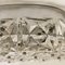 Nickel-Plated Crystal Glass Flush Mount from Kinkeldey, Germany, 1970s 2