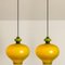 Green Glass Pendant Lights by Hans-Agne Jakobsson for Staff, 1960s, Set of 2, Image 3