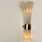 Textured Murano Glass & Brass Sconces from Hille, 1960s, Set of 2 10