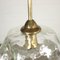 Lampe aus geblasenem Glas & Messing, Italien, 1960er 5
