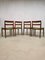 Vintage Swedish Dining Chairs by Nils Jonsson for Troeds, Set of 4 3