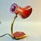 Italienische Tischlampen in Rot, Gelb & Messing von Stilnovo, 1960er, 2er Set 4