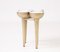 Carrara Marble & Gold Torch Table 4