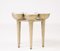 Carrara Marble & Gold Torch Table 2