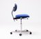 Royal Blue Kevi Desk Chair 4