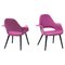 Lilac Organic Chairs by Charles Eames & Eero Saarinen, Set of 2 1