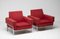 Italian Lounge Chairs by Saporiti, Set of 2 3