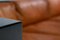 Black and Cognac Leather Saratoga Living Room Set by Massimo Vignelli, Set of 3 7