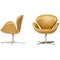 Leather Swan Chair by Arne Jacobsen, 1971 1