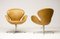 Leder Swan Chair von Arne Jacobsen, 1971 3