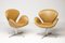 Leather Swan Chair by Arne Jacobsen, 1971 8