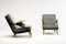 Belgian Architectural Lounge Chairs, 1950s, Set of 2, Image 4