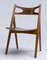 Sawbuck Chairs by Hans J. Wegner, Set of 4 2
