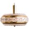 Pressed Glass Pendant Lamp from Orrefors, Image 1