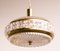 Pressed Glass Pendant Lamp from Orrefors 3