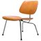 Early LCM Chair with Red Aniline Dye Finish by Eames 1
