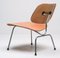 Early LCM Chair with Red Aniline Dye Finish by Eames, Image 3