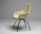 Yellow Origami Armchair on Spider Base by Paul McCobb 2