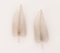 Large Feather Sconces from Seguso, Set of 2 8