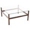 Architectural Brazilian Rosewood Coffee Table, Image 1
